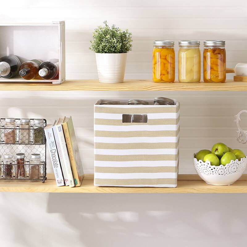 DII Polyester Decorative Storage Cube