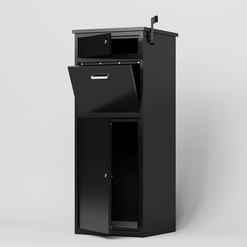 Heavy-Duty Steel Package Drop Box with Anti-Theft Design, Weather-Resistant