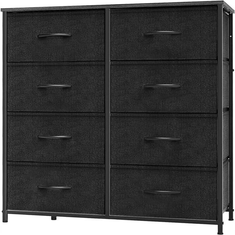 Dresser for Bedroom Tall Drawer Dresser - Charcoal Black