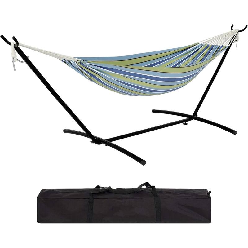 Hammock with Stand for Outside,Outdoor Portable Hammock with Waterproof Carry Bag