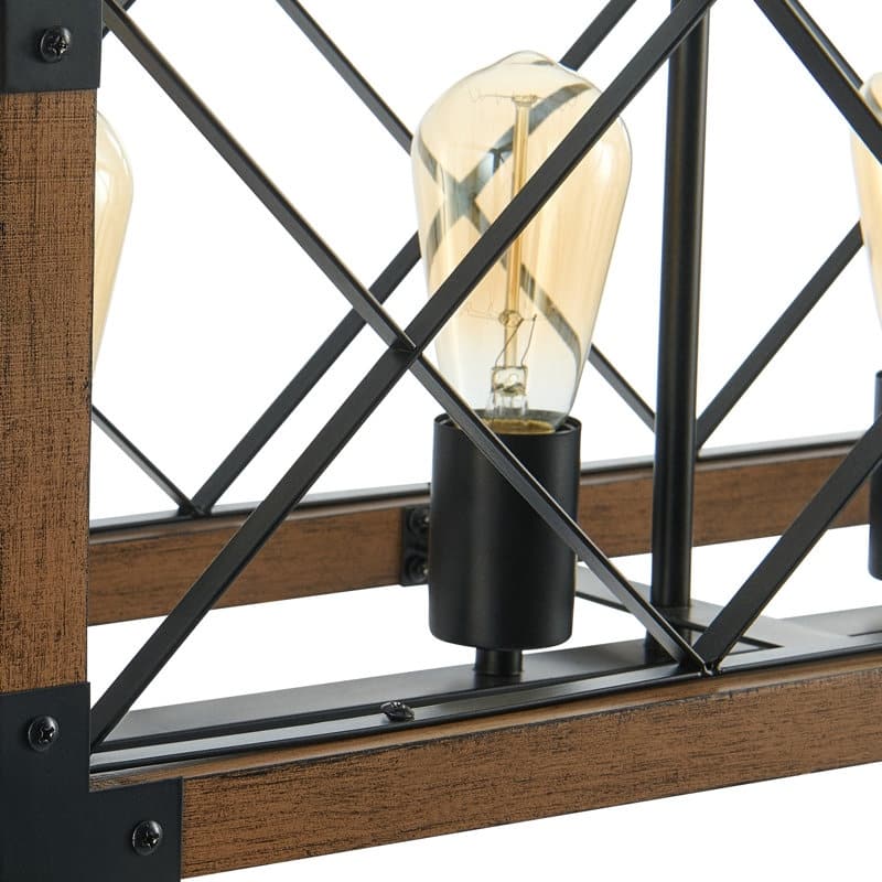 CO-Z 31in 5-Light Farmhouse Kitchen Island Pendant