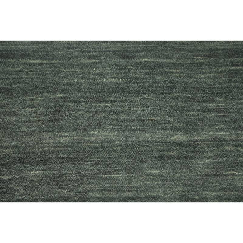 Hand Knotted Oriental 100% Wool Carpet Tribal Animal Pictorial Green Gabbeh Area Rug - 9' 11'' X 8' 4''