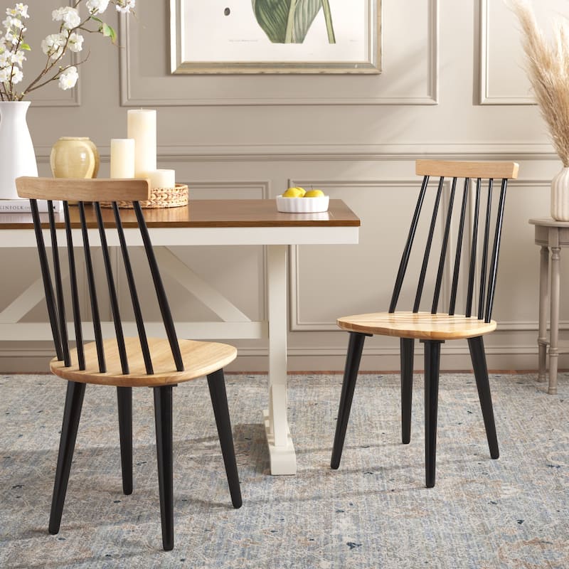 SAFAVIEH Home Burris 18-inch Side Chair [SET of 2] - 17"W x 21"D x 36"H