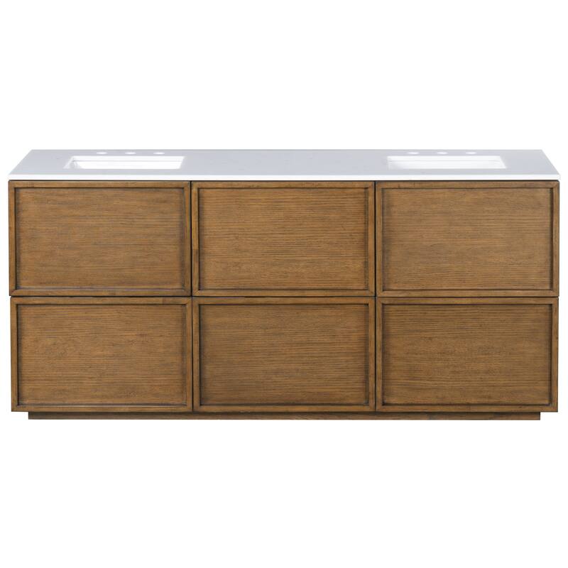 SAFAVIEH Couture Gabrietta Sink Vanity - 72"W x 22"D x 34"H