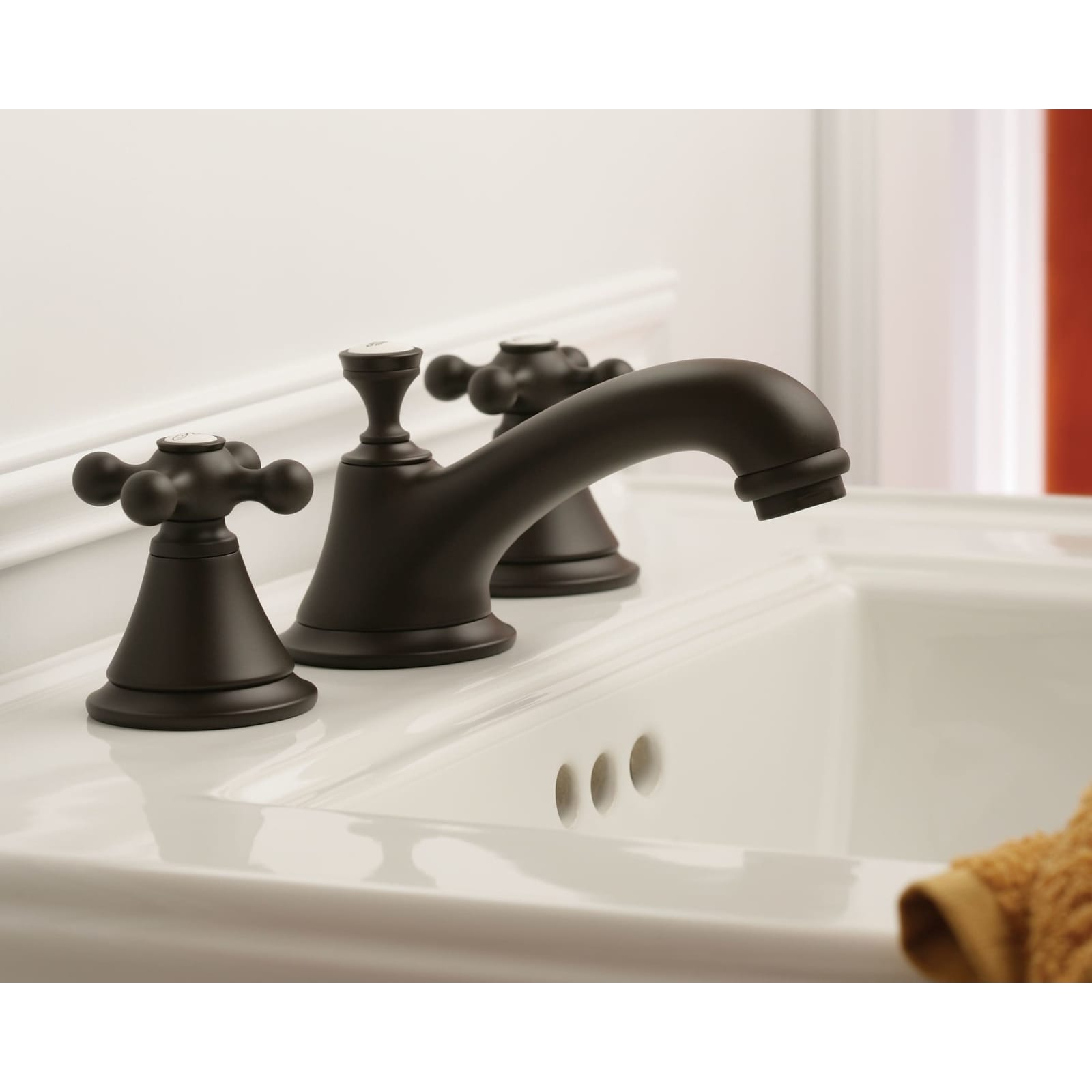 Shop Grohe 20 800 A Seabury 1 2 Gpm Widespread Bathroom Faucet
