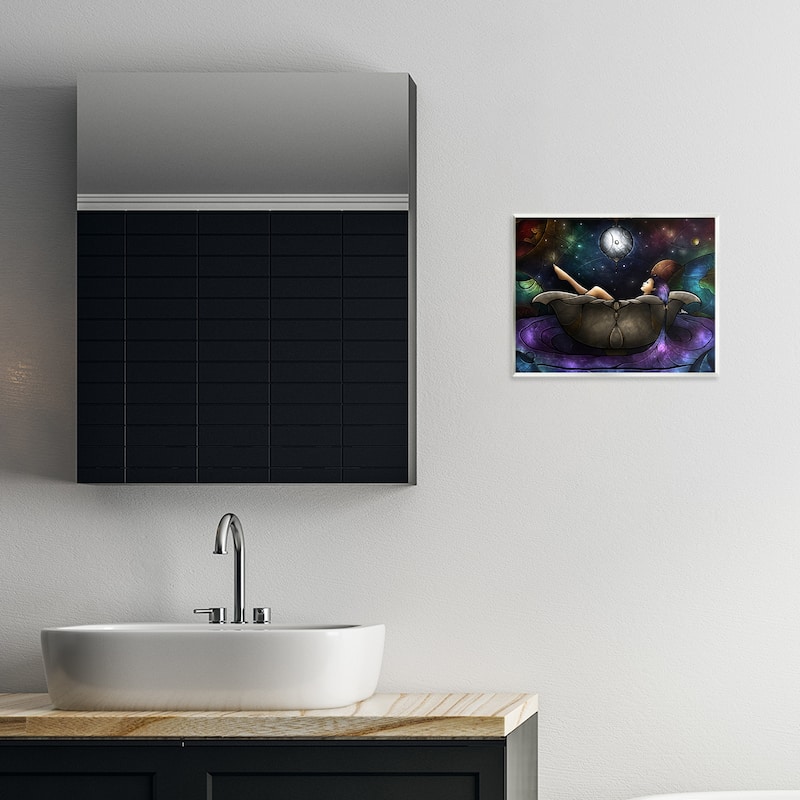 Stupell Bathing Under Moonlight Wall Plaque Art Design By Mandie Manzano