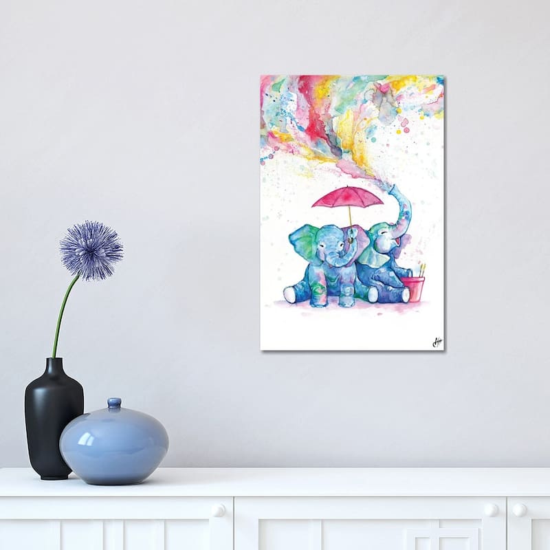 iCanvas "Double Trouble" by Marc Allante Canvas Print - 18x12x1.5