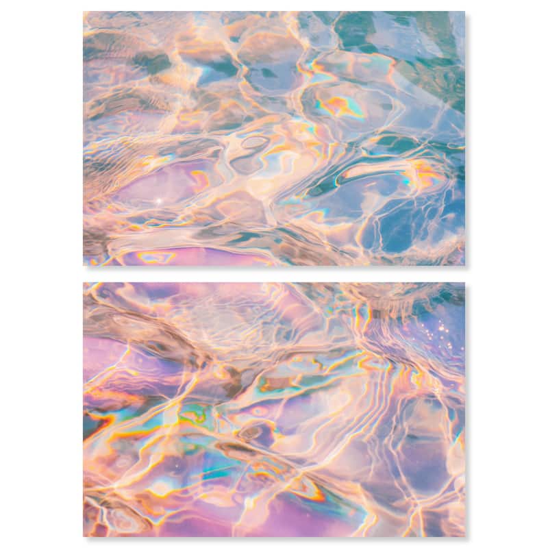 Metallic Drift II Canvas Set of 2 by Art Remedy, Gallery Wrapped - 24" x 16"