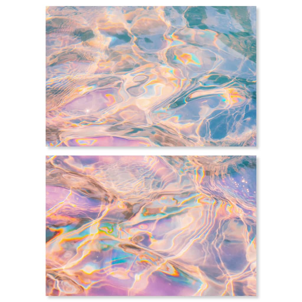 Metallic Drift II Canvas Set of 2 by Art Remedy, Gallery Wrapped