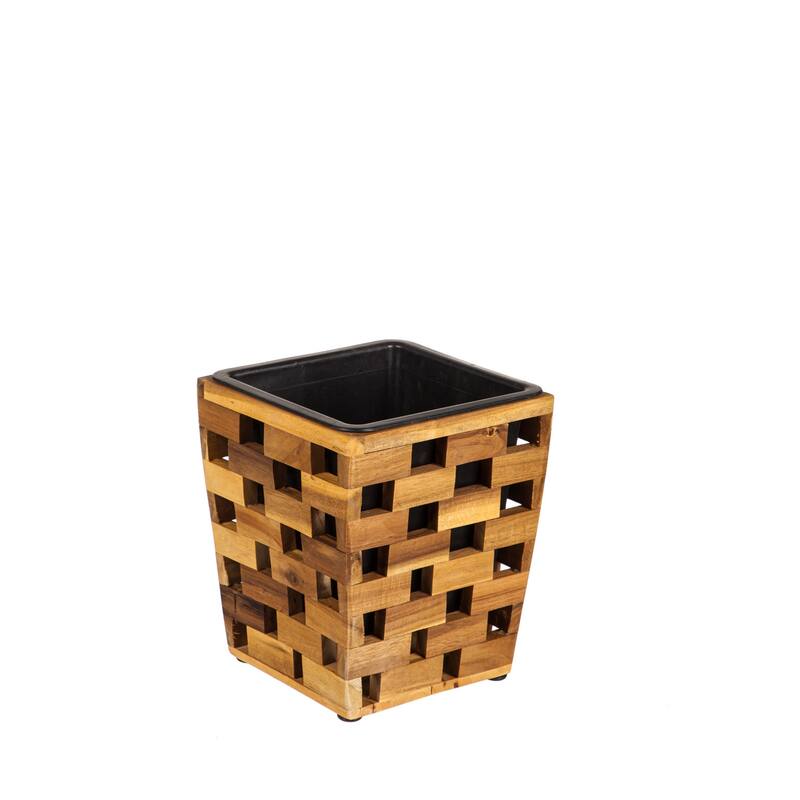 Recycled Wood Planter (Set of 3)