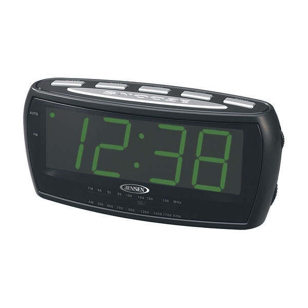 JENSEN JENJCR208B AM/FM Alarm Clock Radio