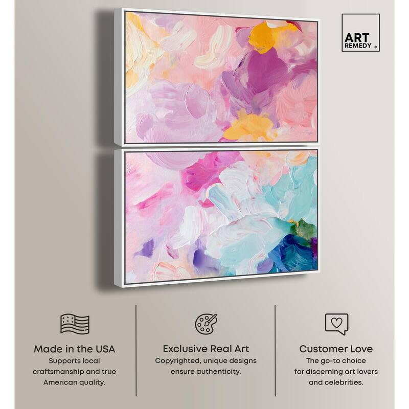 Misty Layers Canvas Set of 2 by Art Remedy