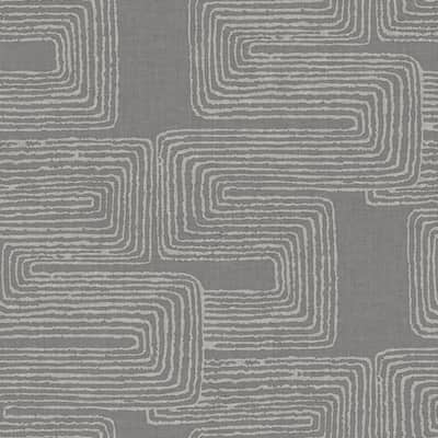 Nikki Chu Grey Zulu Signature Peel and Stick Wallpaper