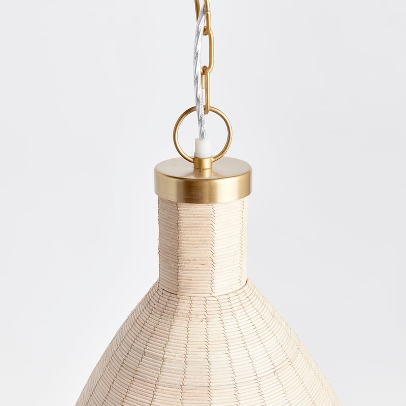 Maye Petite Bell Pendant - White
