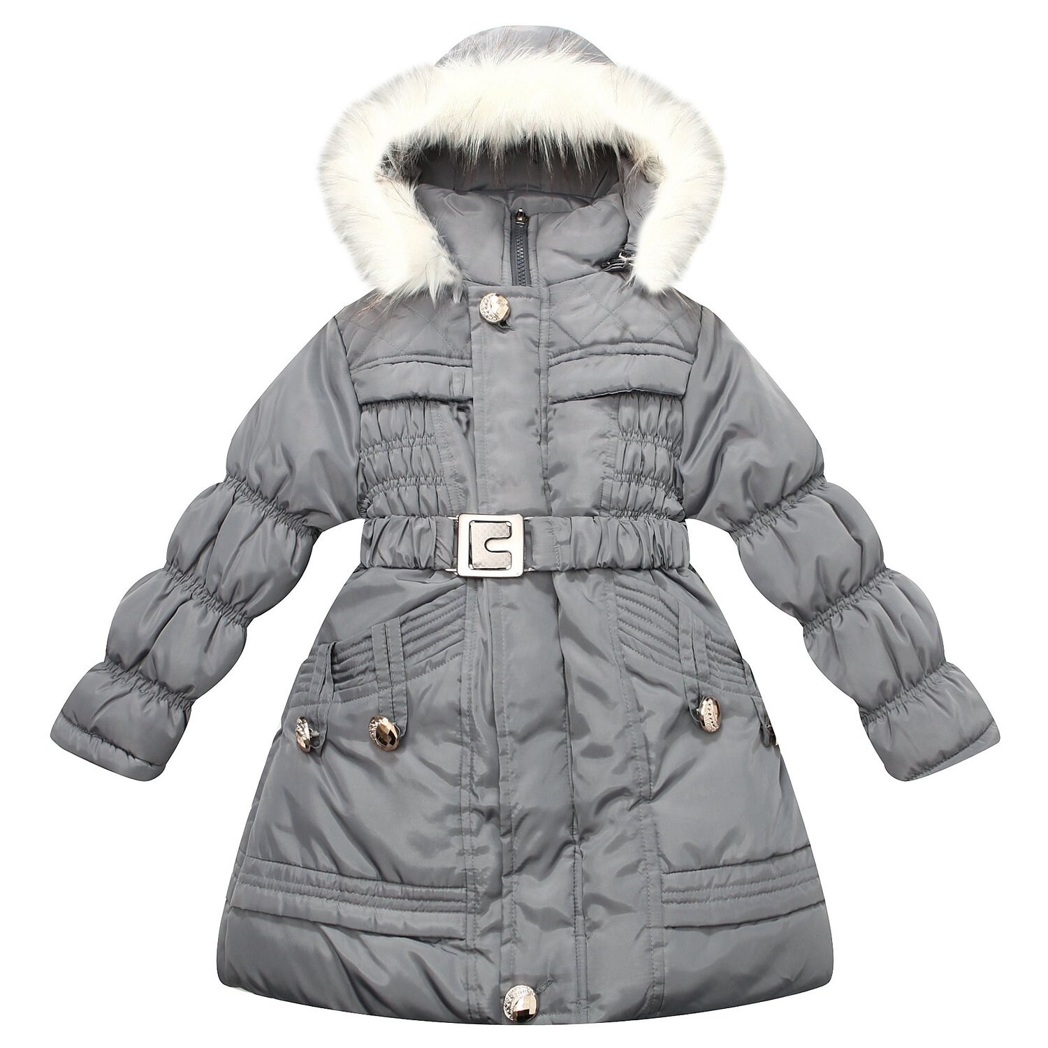 girls fur lined coat