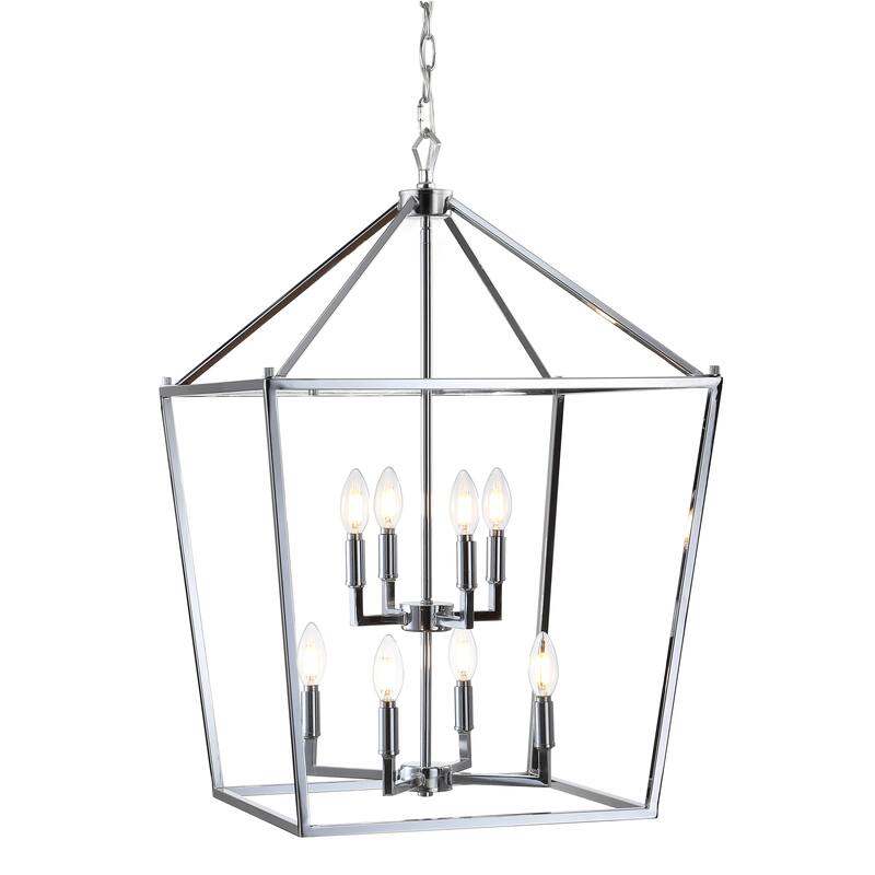 Marion Lantern Metal LED Pendant, by JONATHAN Y