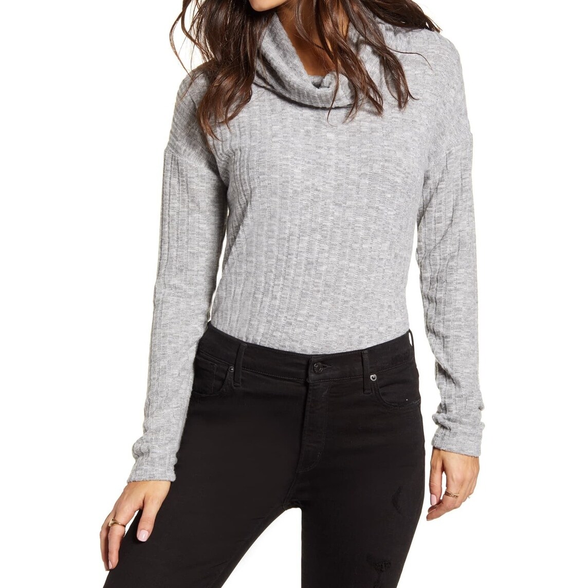 heather gray sweater