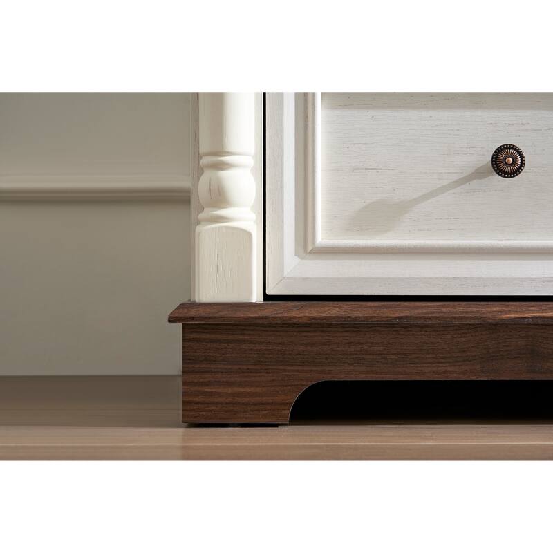 Rustic Rustic Chest of 8 Drawer Dresser Chest