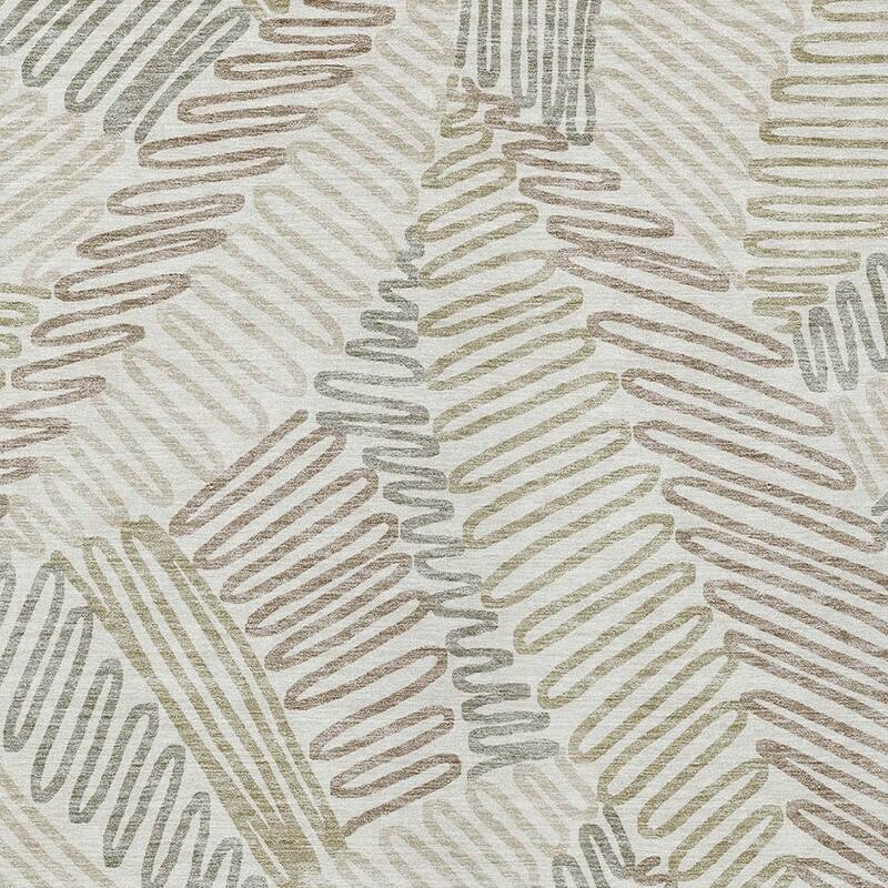 HomeRoots Floral Transitional Rectangle Outdoor Rug