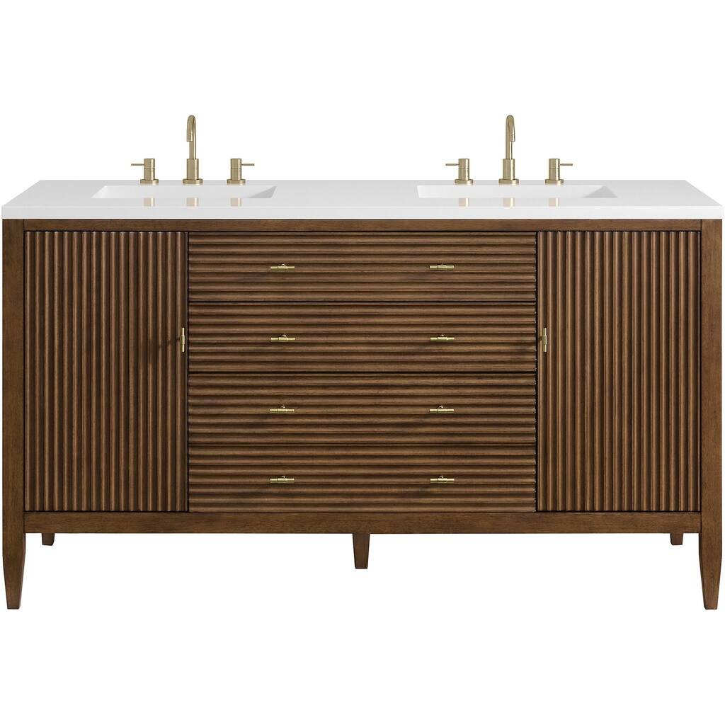 James Martin Vanities 485-V60D-M Myrrin 60" Free Standing Double Basin