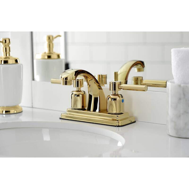 Kingston Brass Concord 1.2 GPM Centerset Bathroom Faucet with Pop-Up