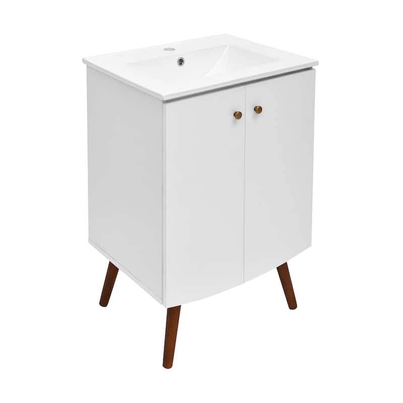 Manoir Bathroom Vanity in White