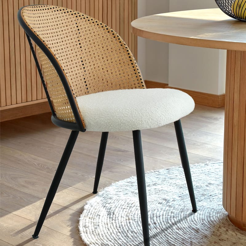 Rattan Dining Chair Side Chair(Set of 4)
