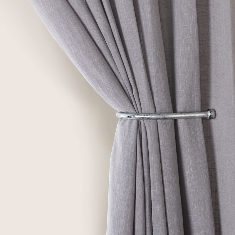 2 Pcs Curtain Holdback for Curtains Wall Mounted Metal Drapery Hook for Door Window Treatment- By Deco Window