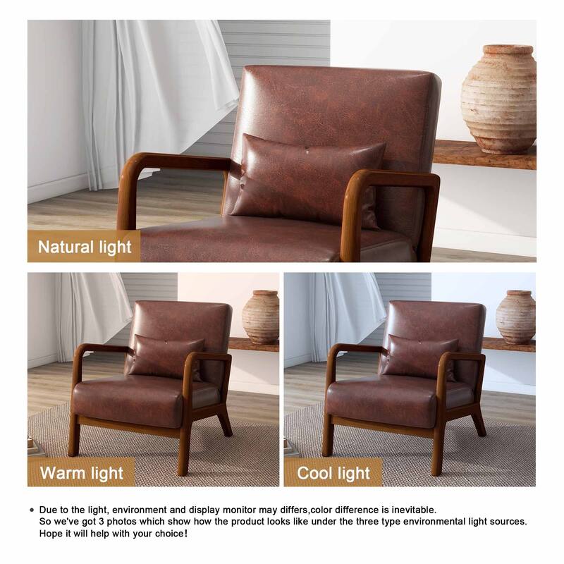 Modern Upholstered Accent Chairs for Living Room