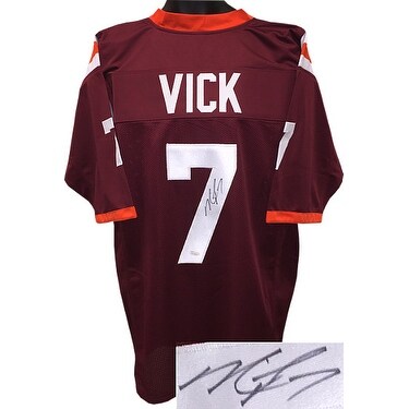Michael Vick signed Maroon TB Custom