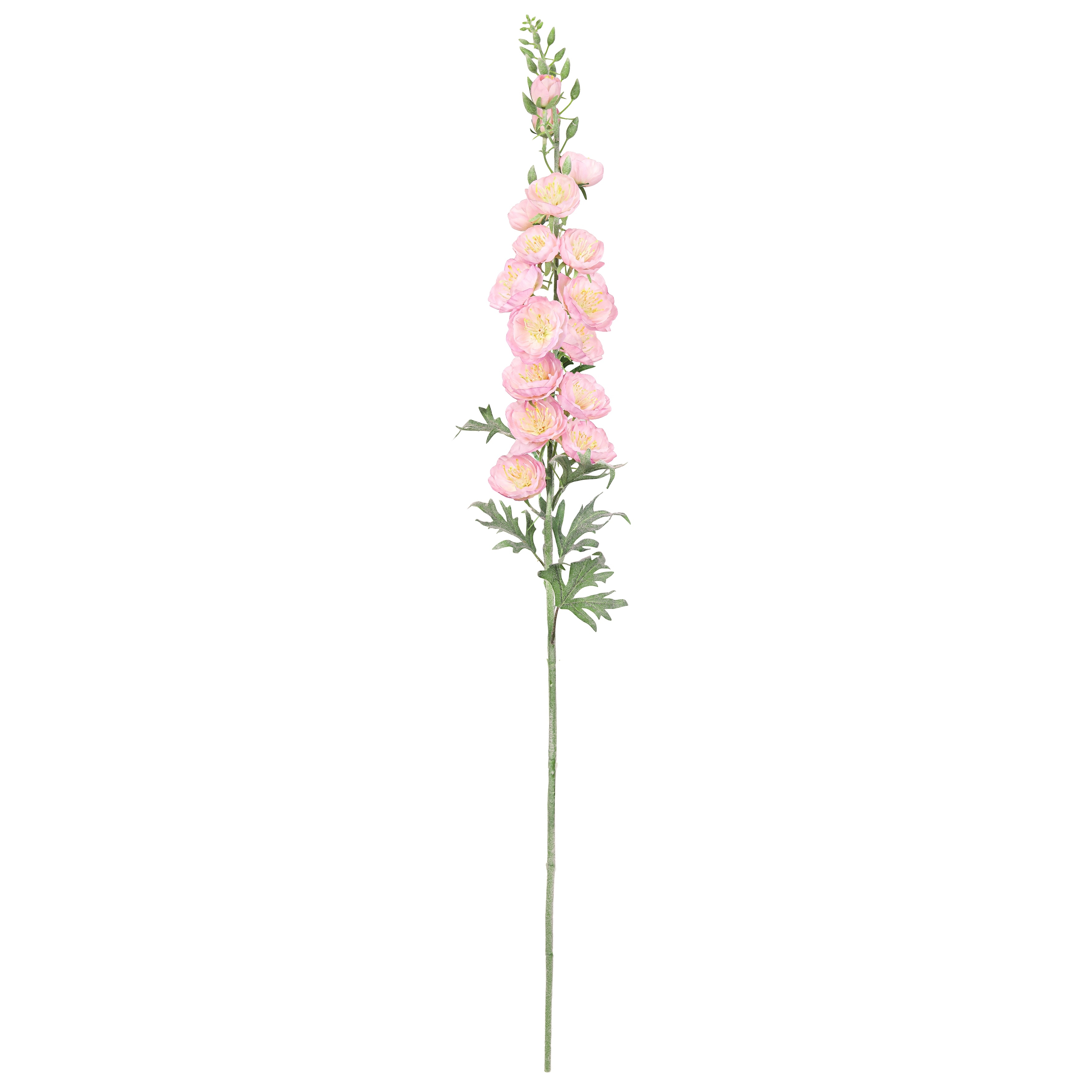 Set of 2 Pink Artificial Hybrid Delphinium Flower Stem Spray 36in - 36" L x 5" W x 5" DP