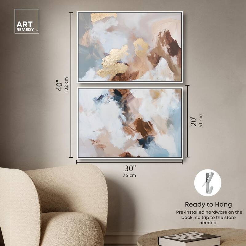 Earth's Palette II Canvas Set of 2 by Art Remedy