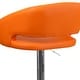 preview thumbnail 148 of 178, Vinyl Adjustable Height Barstool with Rounded Mid-Back
