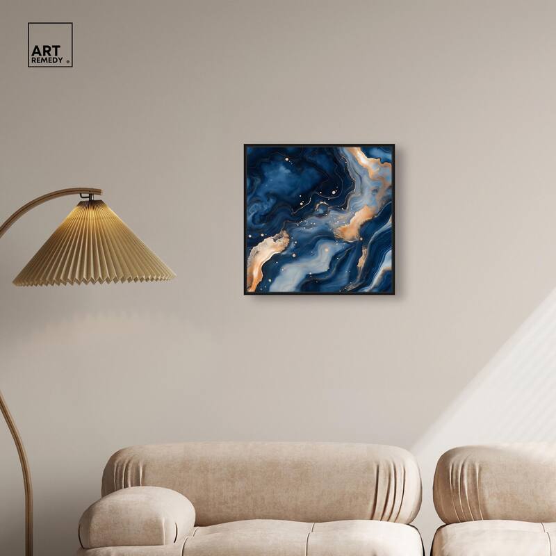 Deep Sea Geode III Canvas by Art Remedy