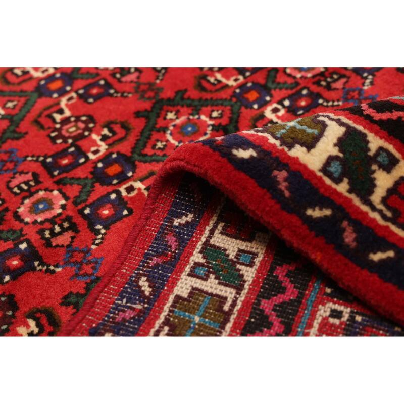 ECARPETGALLERY Hand-knotted Andelz Red Wool Rug - 2'4 x 9'7