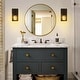 preview thumbnail 2 of 3, 2 Pack wall sconces bronze holder candle wood lighting wall sconce