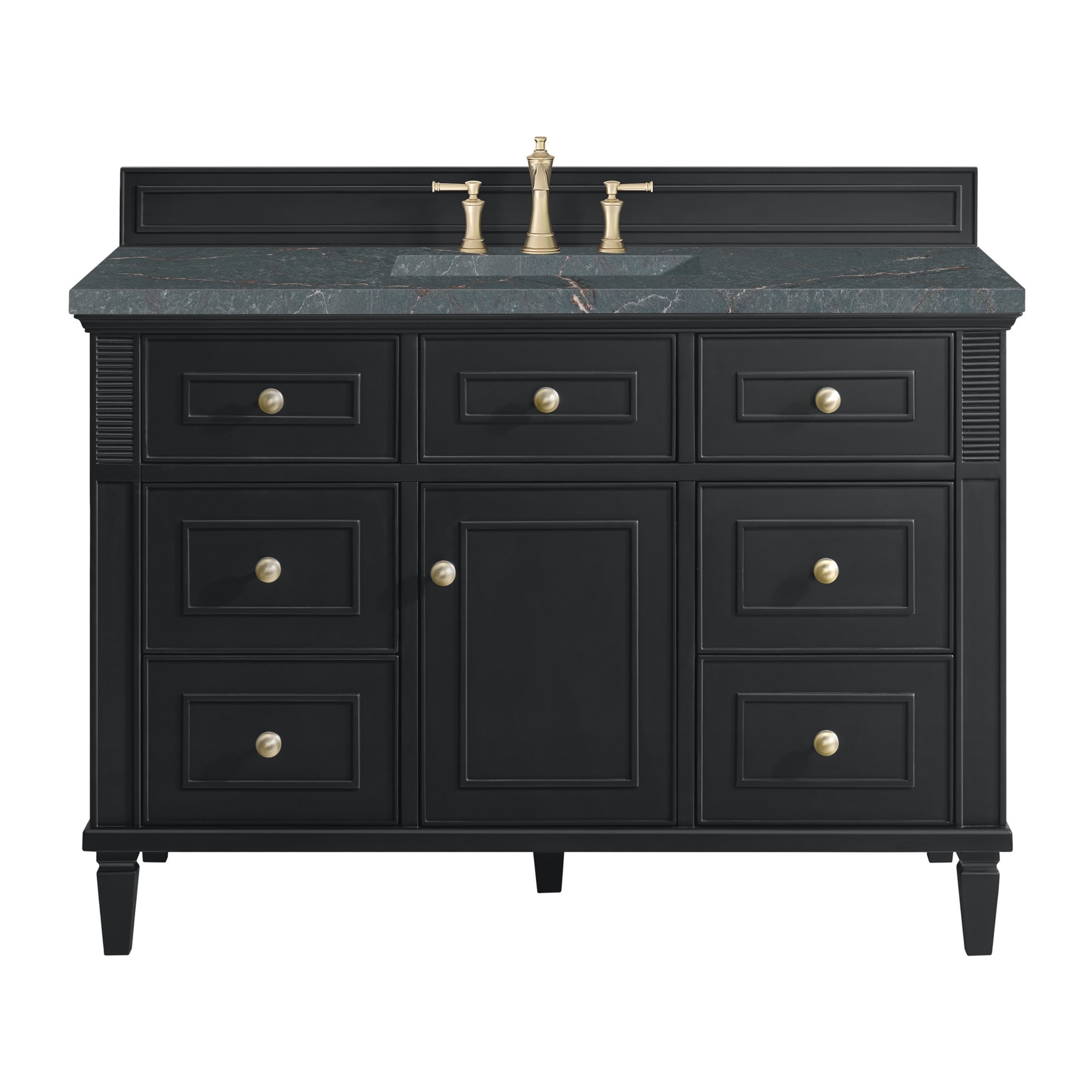 James Martin Vanities 424-V48-3PBL Lorelai 48" Single Basin Wood