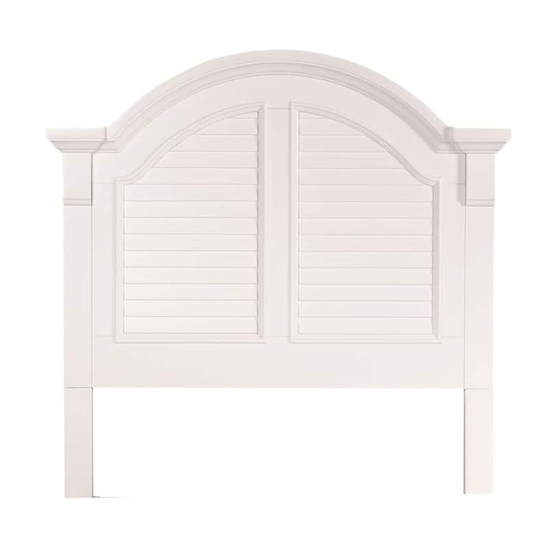 Summer House Oyster White Panel Bed