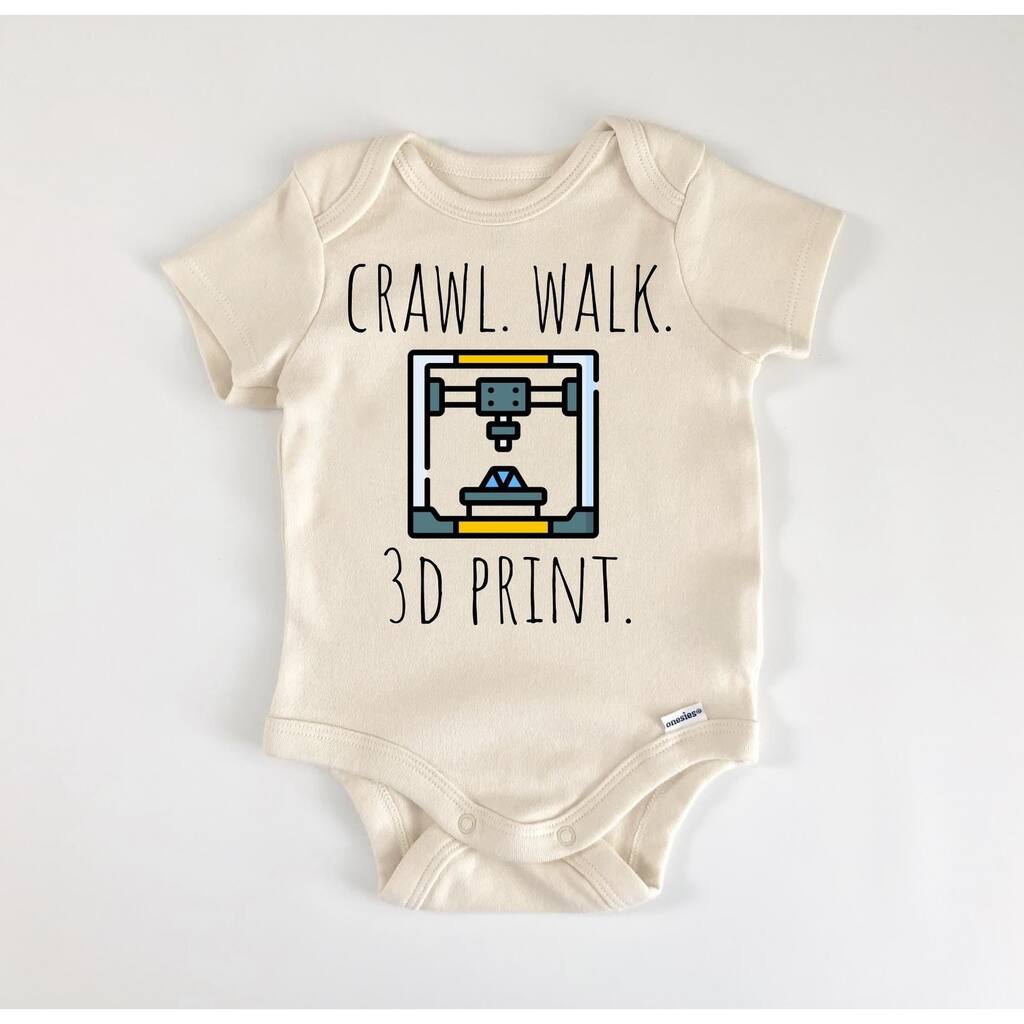 3d Printer - Baby Boy Girl Clothes Infant Bodysuit Funny Cute Newborn