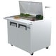 preview thumbnail 3 of 3, 47 in. W 10 cu. ft. Refrigerated Food Prep Station Table with Mega Top Surface in Stainless Steel