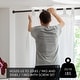 preview thumbnail 10 of 18, MERIVILLE 1-inch Diameter Metal Spring Tension Rod, Adjustable