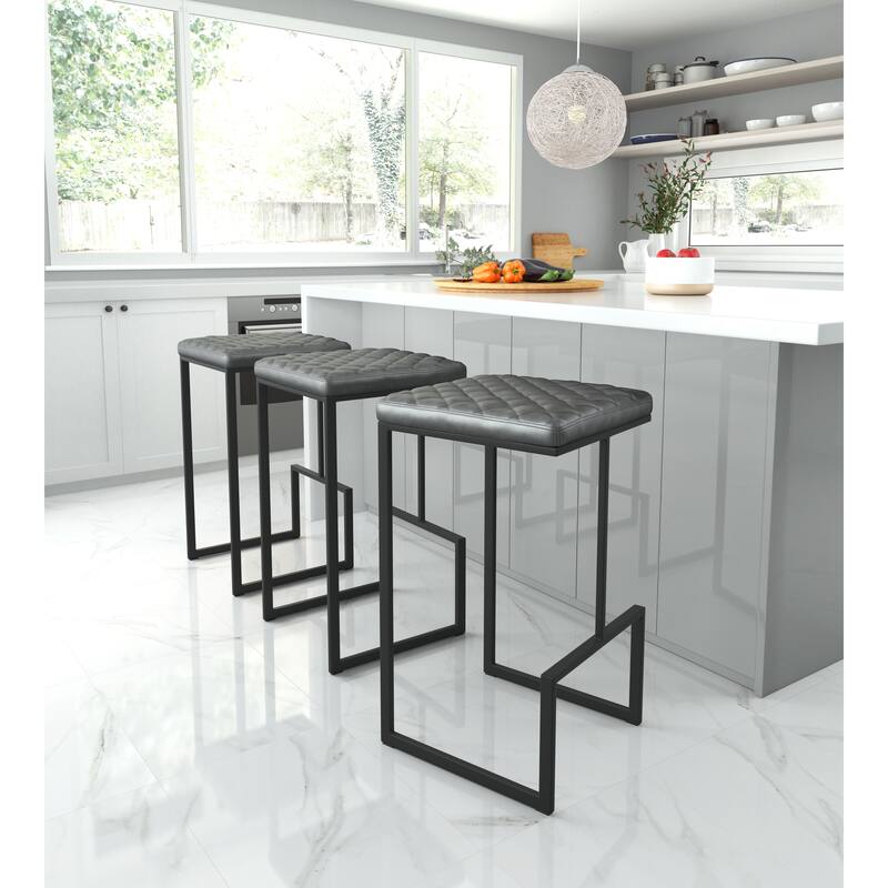 Black Oak Barstool Gray