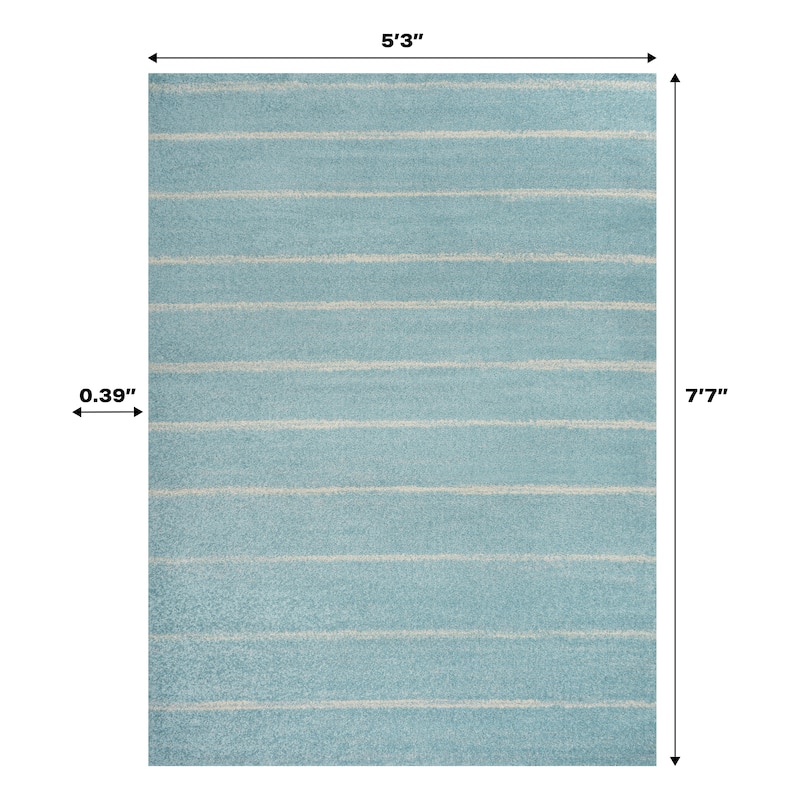 JONATHAN Y Alia Minimalist Stripe Area Rug