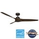 preview thumbnail 2 of 16, Hunter 60" Mosley ENERGY STAR Ceiling Fan w/ Wall Control - Damp Rated!