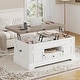 preview thumbnail 9 of 25, Lift Top Coffee Table with Power Outlets Storage and Hidden Compartment