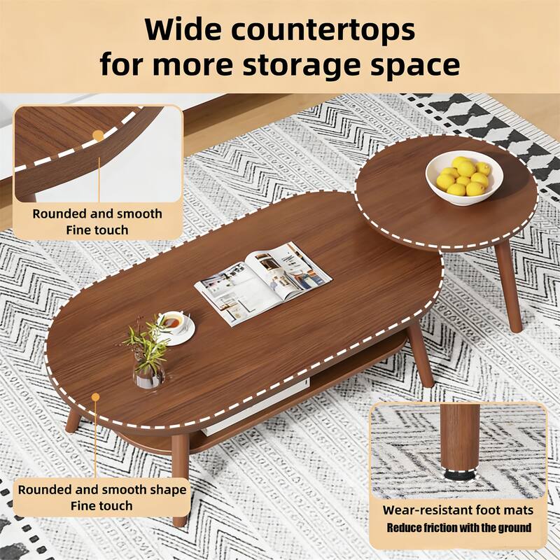 Modern Wooden Household Creative Outdoor/Indoor Coffee Table