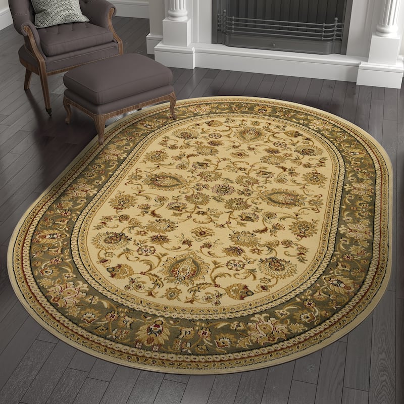Soho Traditional Floral Oriental Indoor Area Rug