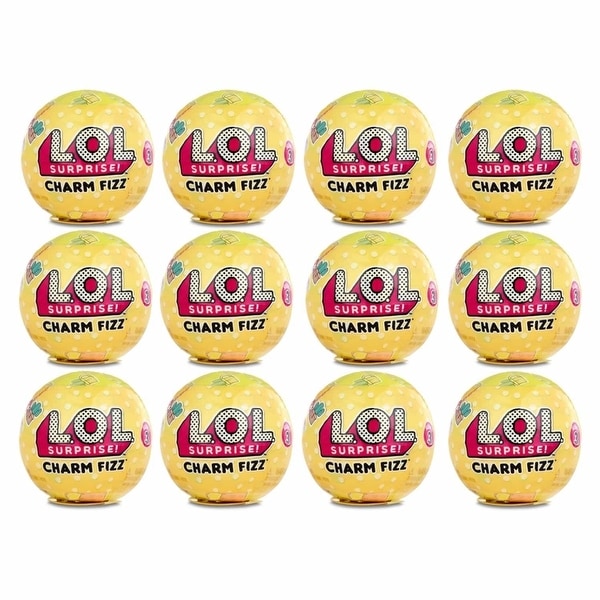 L O L Surprise Series 3 Charm Fizz Mini 12Pk Yellow Bomb Ball Lol