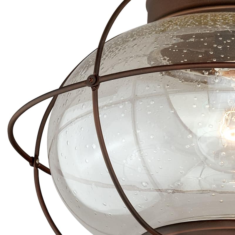 Vaxcel Lighting Chatham 1 Light Semi-Flush Mount Outdoor Ceiling