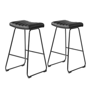 Guangxin Furniturefurniturer Adjustable Counter Height Metal Cafe Bar Stool Set Of 2 Blue Dailymail